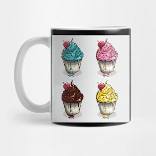 ice cream cup illustration Mug